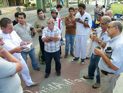 Trabajadores y Vega. Dos gestipnes, dos posiciones, un solo objetivo. Foto: archivo FD.