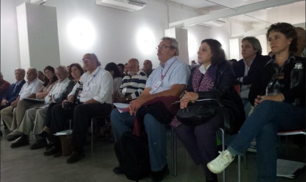 Giachetto, en la foto, junto a Vázquez. Foto: vía Twitter.