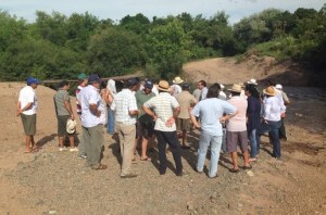 El encuentro ocurrido en Paso Viera, cercano a Chamizo. Foto: vía Twitter.
