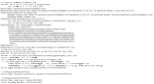Copia del rastreo de email