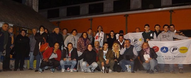 Dárdano junto a Rosadilla en 25 de Mayo. Foto: perfil Facebook 