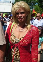 Dárdano en un marcha por la curtiembre y el frigorífico.