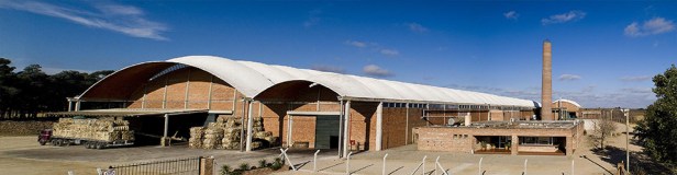 Obra de Dieste, Lanera Piedra Alta. Foto: Central Lanera Uruguaya.